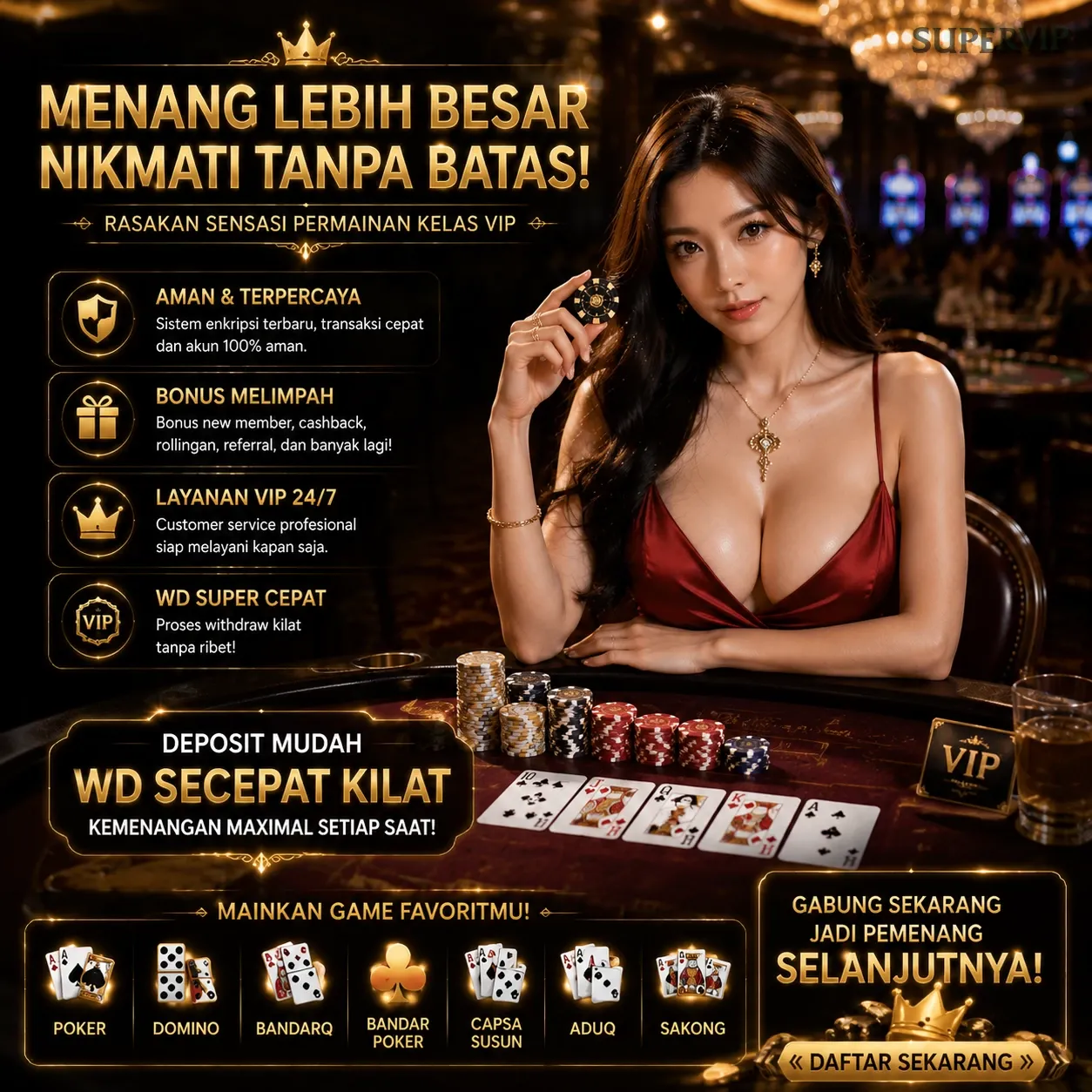 Ikon aplikasi supervip resmi